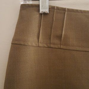 Khaki A-Line Mini Skirt
